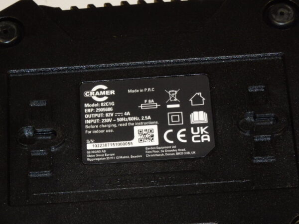 CRAMER Nabíječka 82C1G 82V 4A - Image 2