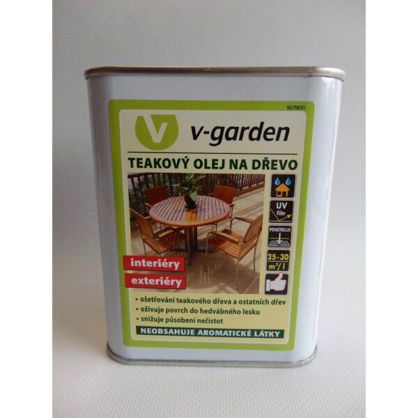 Sokrates V-garden Teak olej 0,6l - Image 2