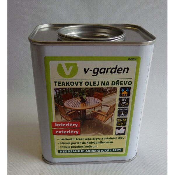Sokrates V-garden Teak olej 0,6l - Image 3