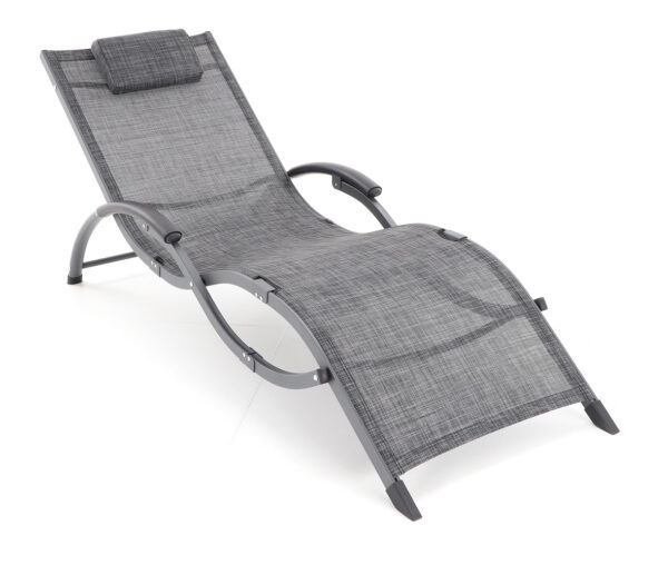 Lehátko VIOLA De Luxe (Black & Grey) - Image 10